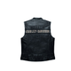 Illustration for article titled WWF Bill Goldberg Harley Davidson Mens Passing Link Leather Vest!em/em